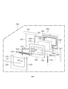 Door Parts parts for Lg Range LRE30451ST002 / from AppliancePartsPros.com