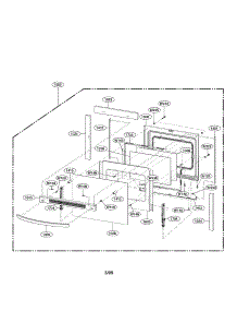 Door Parts parts for Lg Range LRE30453ST / from AppliancePartsPros.com