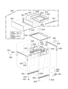 Drawer Parts parts for Lg Range LRE30453ST / from AppliancePartsPros.com