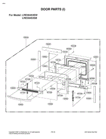 Door parts for Lg Range LRE30453SW / from AppliancePartsPros.com