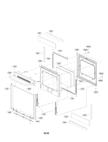 Door Parts parts for Lg Range LRE3083ST from AppliancePartsPros.com