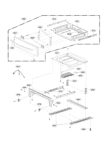 Drawer Assembly Parts parts for Lg Range LRE3085ST / from AppliancePartsPros.com