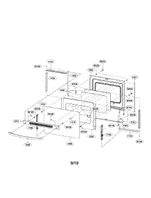 Door Parts (I) parts for Lg Range LRE3091SW / from AppliancePartsPros.com