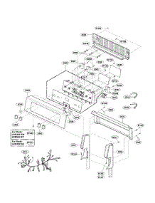 Controller Parts parts for Lg Range LRE3091SW / from AppliancePartsPros.com