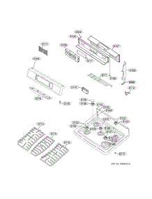 Stove Top parts for Lg Range LRG30355ST / from AppliancePartsPros.com