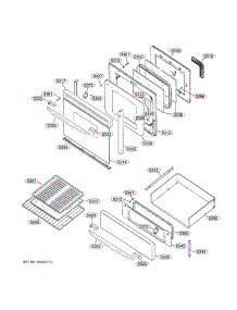 Door & Drawer parts for Lg Range LRG30357SB / from AppliancePartsPros.com