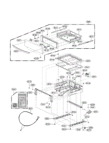 Drawer Parts parts for Lg Range LRG3095SB / from AppliancePartsPros.com