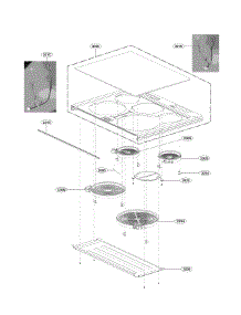 Cooktop Parts parts for Lg Range LSE4613ST / from AppliancePartsPros.com