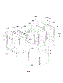 Door Parts parts for Lg Range LSG4513ST / from AppliancePartsPros.com