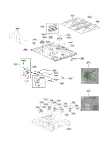 Cooktop Parts parts for Lg Range LSG4513ST / from AppliancePartsPros.com