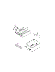 Freezer Parts parts for Lg Refrigerator LFC20770SB from AppliancePartsPros.com