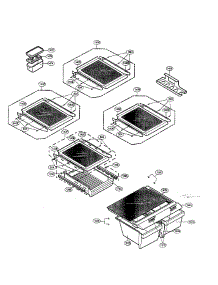 Refrigerator Parts parts for Lg Refrigerator LFC22740SW / from AppliancePartsPros.com