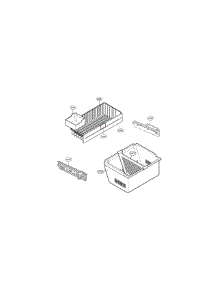 Freezer Parts parts for Lg Refrigerator LFC22740TT / from AppliancePartsPros.com