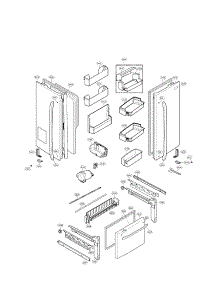 Door Parts parts for Lg Refrigerator LFX21976ST06 / from AppliancePartsPros.com