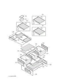 Refrigerator Parts parts for Lg Refrigerator LFX25971ST01 / from AppliancePartsPros.com