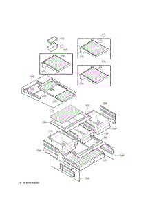 Refrigerator Parts parts for Lg Refrigerator LFX25971ST03 / from AppliancePartsPros.com