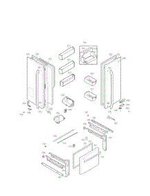 Door Parts parts for Lg Refrigerator LFX25973ST / 03 from AppliancePartsPros.com