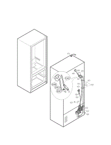 Valve And Water Tube Parts parts for Lg Refrigerator LFX25973ST from AppliancePartsPros.com