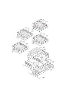 Refrigerator Parts parts for Lg Refrigerator LFX25974SB / from AppliancePartsPros.com