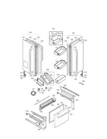 Door Parts parts for Lg Refrigerator LFX25975SB03 / from AppliancePartsPros.com