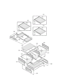 Refrigerator Parts parts for Lg Refrigerator LFX25975ST03 / from AppliancePartsPros.com