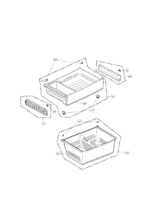 Freezer Parts Assembly parts for Lg Refrigerator LFX25978SW / from AppliancePartsPros.com