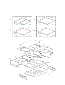 Refrigerator  Parts parts for Lg Refrigerator LFX25991ST05 / from AppliancePartsPros.com