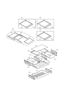 Refrigerator Parts parts for Lg Refrigerator LFX28977SW / 01 from AppliancePartsPros.com