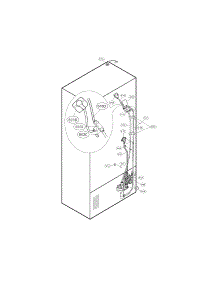 Valve And Water Tube Parts parts for Lg Refrigerator LFX28979SB / 02 from AppliancePartsPros.com