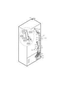 Valve And Water Tube Parts parts for Lg Refrigerator LFX28979SW from AppliancePartsPros.com