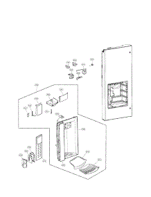 Dispenser Parts parts for Lg Refrigerator LFX28991ST / from AppliancePartsPros.com