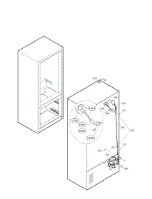 Valve And Water Tube Parts parts for Lg Refrigerator LFX28991ST / from AppliancePartsPros.com