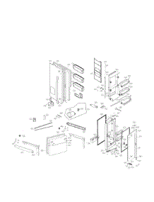 Door Parts parts for Lg Refrigerator LFX29945ST / from AppliancePartsPros.com