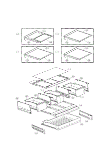 Refrigerator Parts parts for Lg Refrigerator LFX31925SB / 02 from AppliancePartsPros.com