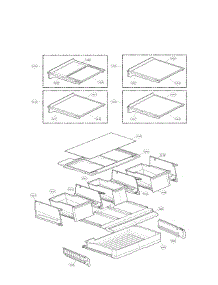 Refrigerator  Parts parts for Lg Refrigerator LFX31945ST / 06 from AppliancePartsPros.com