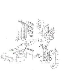 Door Parts parts for Lg Refrigerator LFX31945ST / 01 from AppliancePartsPros.com