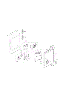 Ice Maker Parts parts for Lg Refrigerator LFXC24726S / 01 from AppliancePartsPros.com