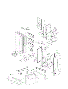 Door Parts parts for Lg Refrigerator LFXS30766S / 03 from AppliancePartsPros.com