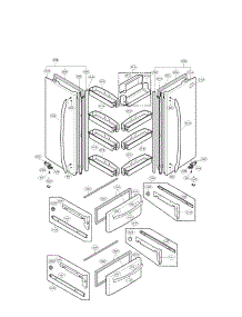 Door Parts parts for Lg Refrigerator LMC25780SB / from AppliancePartsPros.com