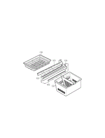 Freezer Parts parts for Lg Refrigerator LMX25964ST / 02 from AppliancePartsPros.com