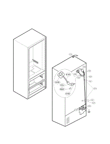 Ice Maker Parts parts for Lg Refrigerator LMX25964ST / 02 from AppliancePartsPros.com