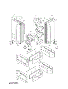 Door Parts parts for Lg Refrigerator LMX25981SB02 / from AppliancePartsPros.com