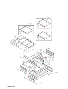 Refrigerator Parts parts for Lg Refrigerator LMX25985SB01 / from AppliancePartsPros.com