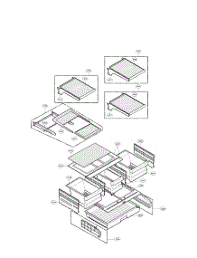 Refrigerator Parts parts for Lg Refrigerator LMX25986ST / from AppliancePartsPros.com