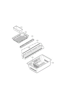 Freezer Parts Assembly parts for Lg Refrigerator LMX25988ST / 00 from AppliancePartsPros.com
