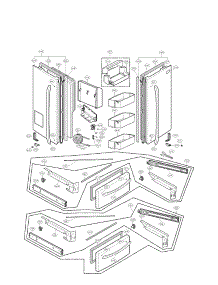 Door Parts parts for Lg Refrigerator LMX28983ST / from AppliancePartsPros.com