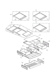 Refrigerator Parts parts for Lg Refrigerator LMX28994ST / from AppliancePartsPros.com