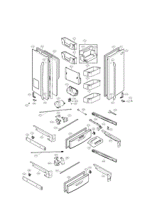 Door Parts parts for Lg Refrigerator LMX28994ST / from AppliancePartsPros.com
