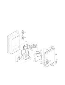 Ice Maker Part parts for Lg Refrigerator LMXC23746D / from AppliancePartsPros.com
