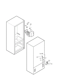 Water & Ice Maker Parts parts for Lg Refrigerator LRBC20512SW / 01 from AppliancePartsPros.com